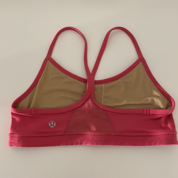 Lululemon Flow Y Pink Sports Bra - Picture 2 of 5